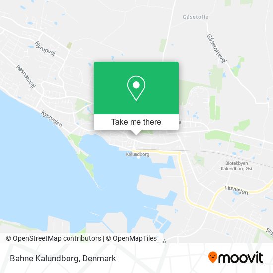 Bahne Kalundborg map