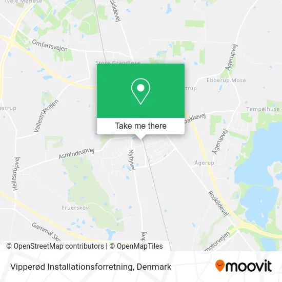 Vipperød Installationsforretning map