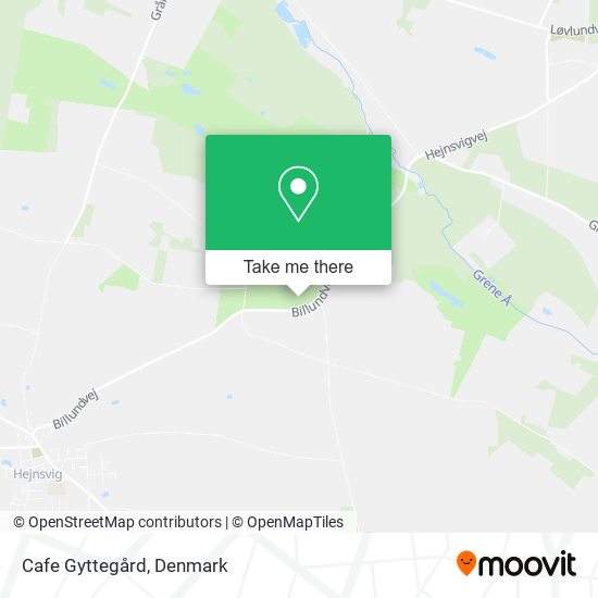 Cafe Gyttegård map