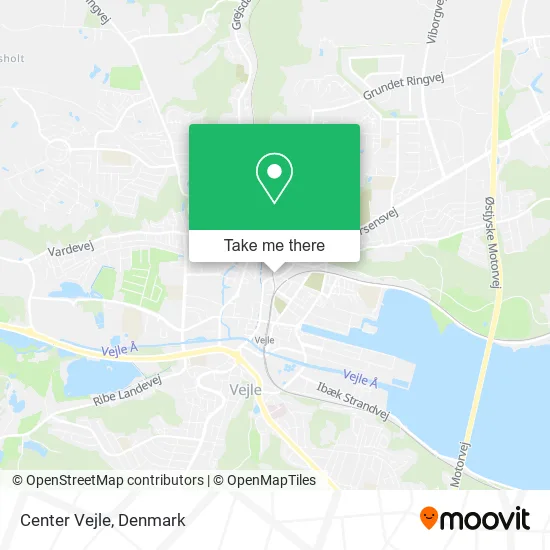 Center Vejle map