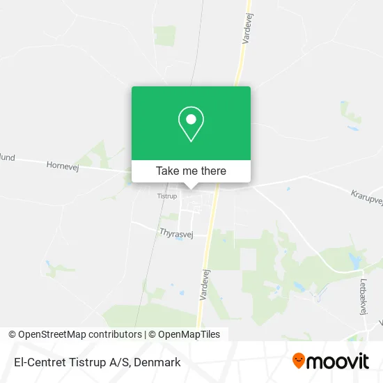 El-Centret Tistrup A/S map