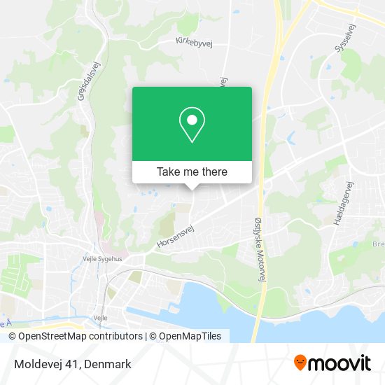 Moldevej 41 map