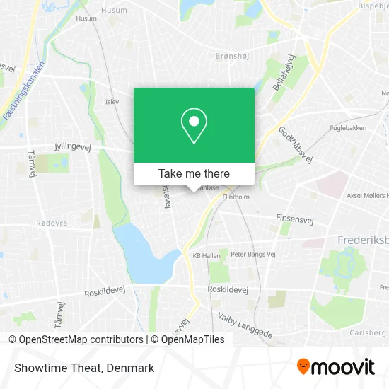 Showtime Theat map