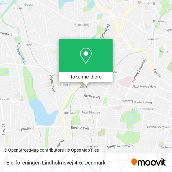 Ejerforeningen Lindholmsvej 4-6 map