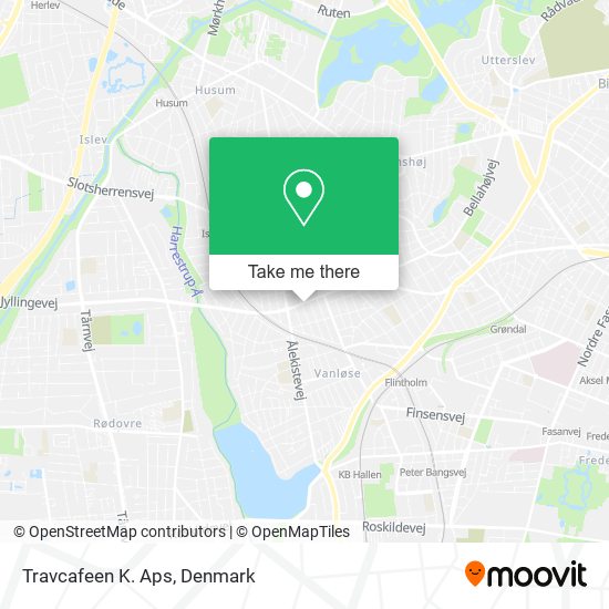 Travcafeen K. Aps map