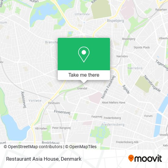 Restaurant Asia House map