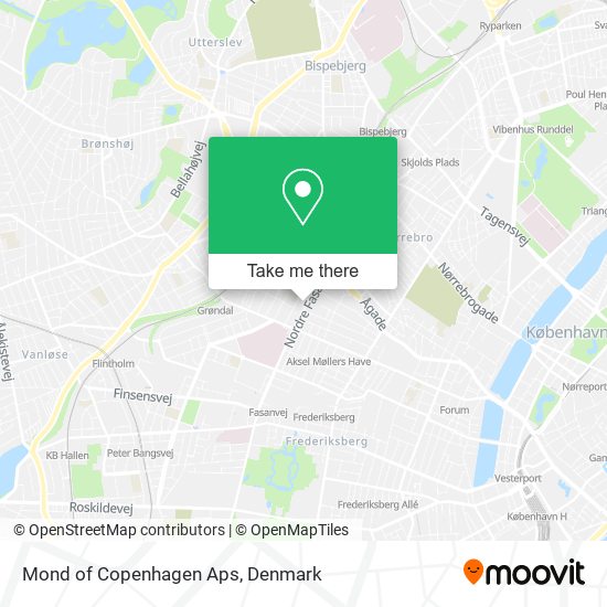 Mond of Copenhagen Aps map