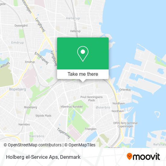 Holberg el-Service Aps map