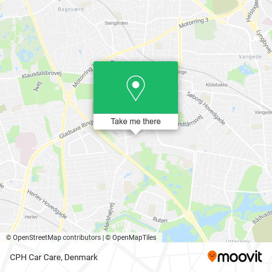 CPH Car Care map