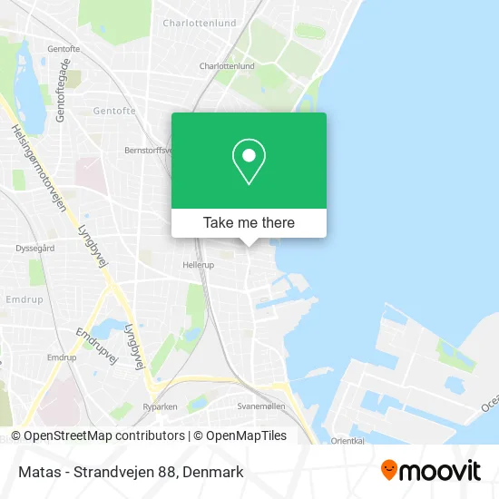 Matas - Strandvejen 88 map