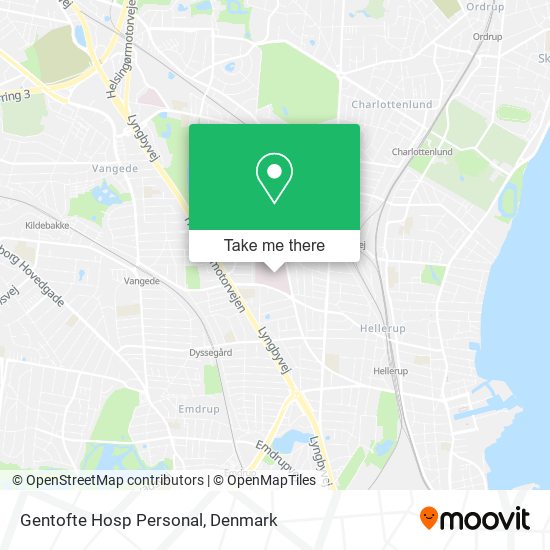 Gentofte Hosp Personal map