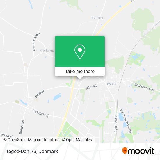 Tegee-Dan i/S map