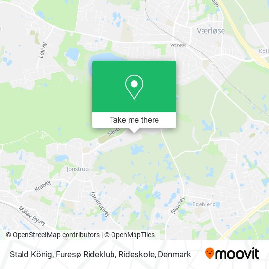 Stald König, Furesø Rideklub, Rideskole map