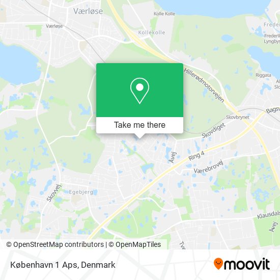 København 1 Aps map