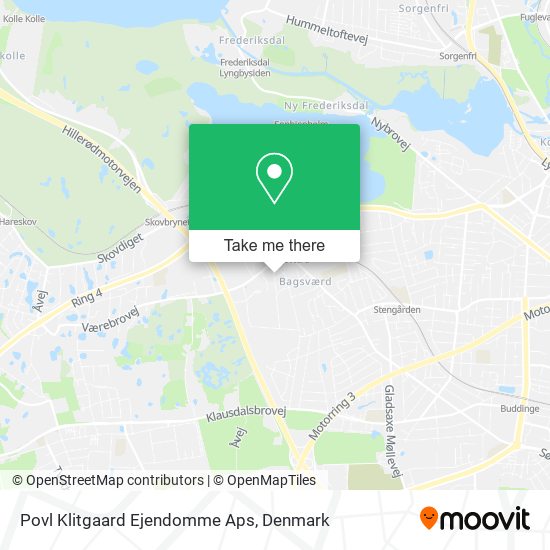 Povl Klitgaard Ejendomme Aps map