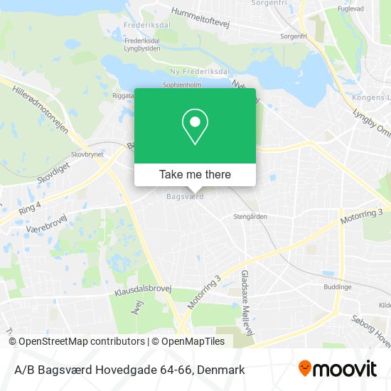 A/B Bagsværd Hovedgade 64-66 map