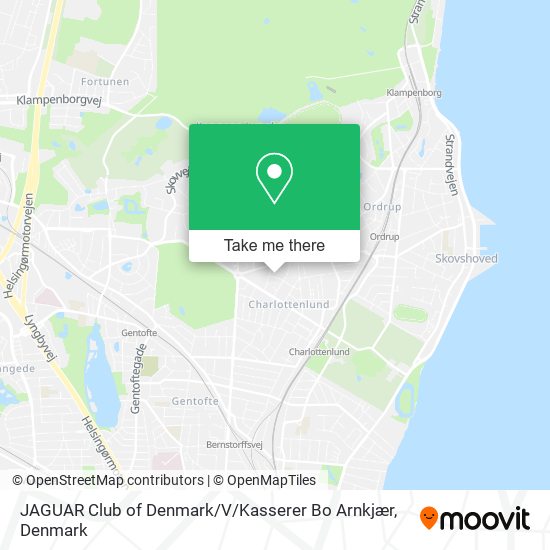 JAGUAR Club of Denmark / V/Kasserer Bo Arnkjær map