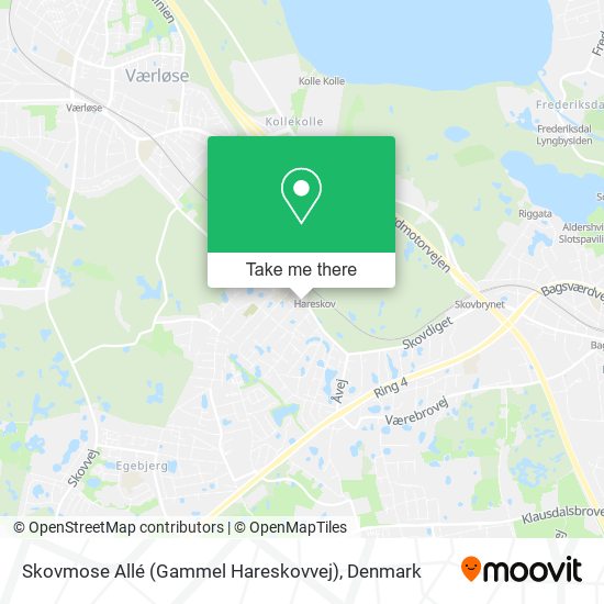 Skovmose Allé (Gammel Hareskovvej) map