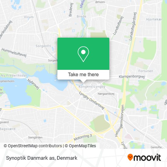 Synoptik Danmark as map