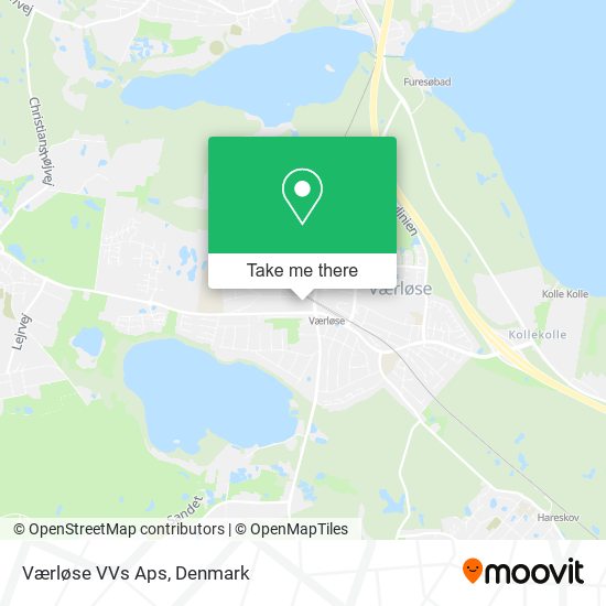 Værløse VVs Aps map