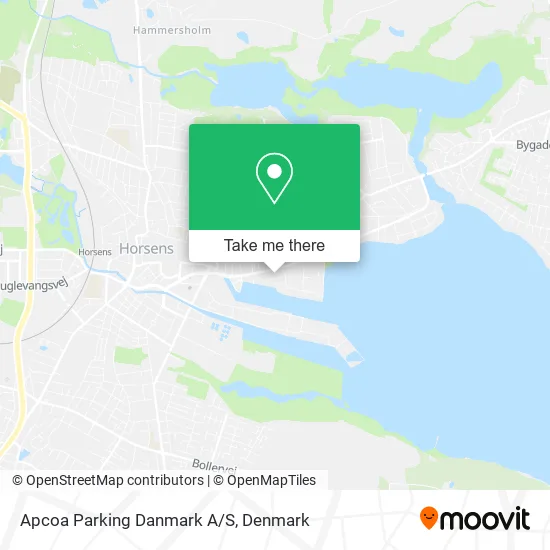 Apcoa Parking Danmark A/S map