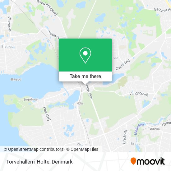 Torvehallen i Holte map