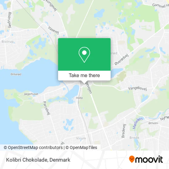 Kolibri Chokolade map