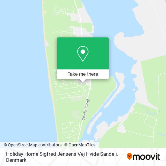 Holiday Home Sigfred Jensens Vej Hvide Sande i map