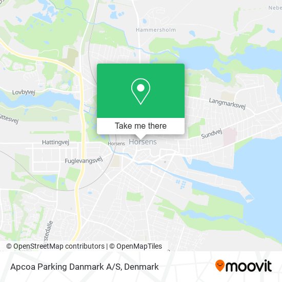 Apcoa Parking Danmark A/S map