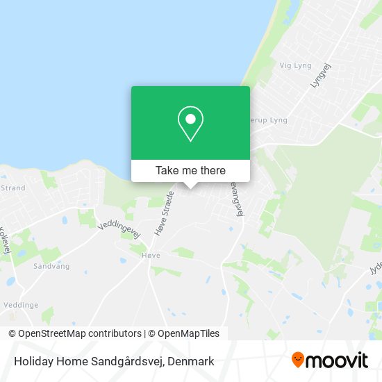 Holiday Home Sandgårdsvej map