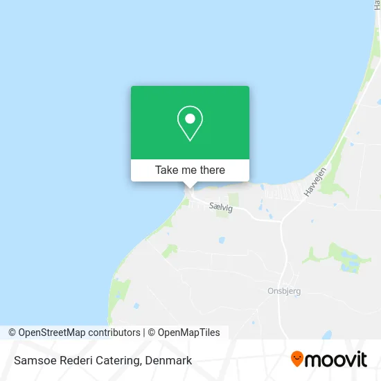 Samsoe Rederi Catering map