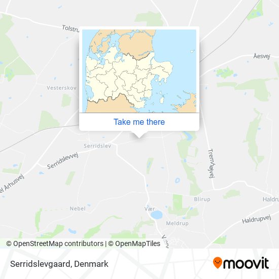 Serridslevgaard map