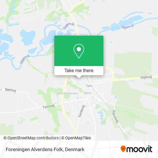 Foreningen Alverdens Folk map