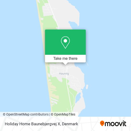 Holiday Home Baunebjergvej X map