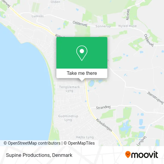 Supine Productions map