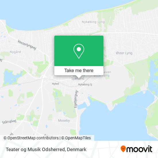 Teater og Musik Odsherred map