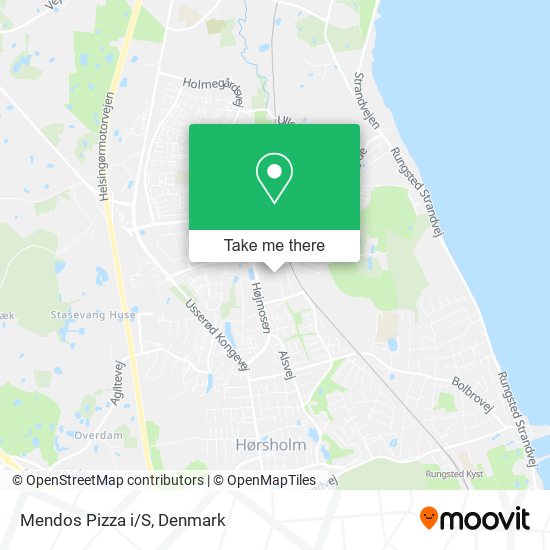 Mendos Pizza i/S map