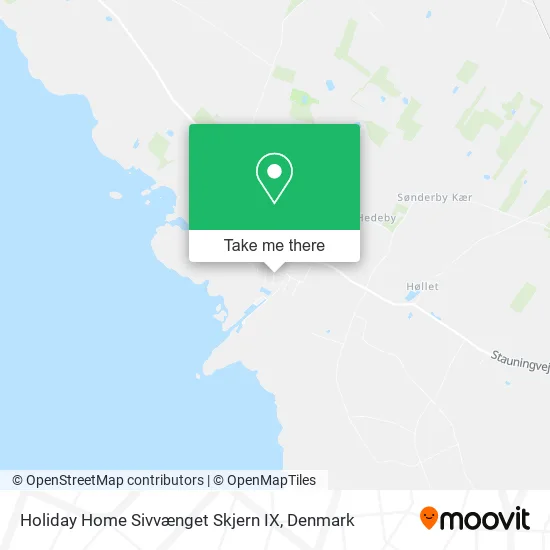 Holiday Home Sivvænget Skjern IX map