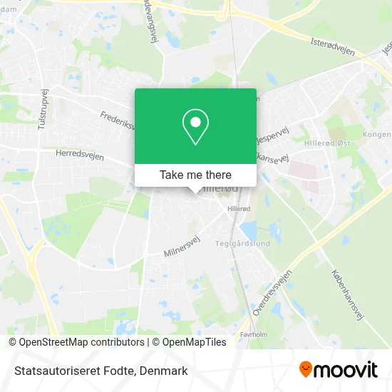 Statsautoriseret Fodte map