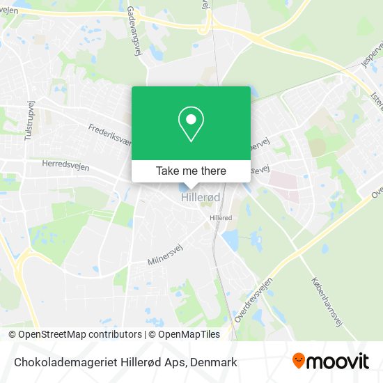 Chokolademageriet Hillerød Aps map