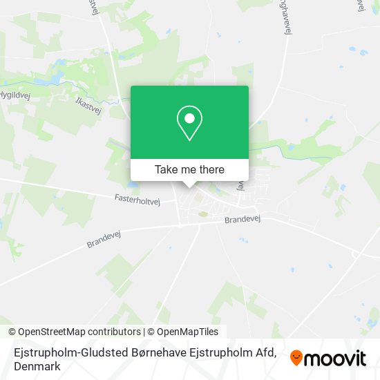 Ejstrupholm-Gludsted Børnehave Ejstrupholm Afd map