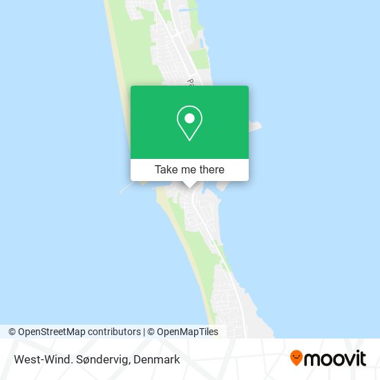 West-Wind. Søndervig map