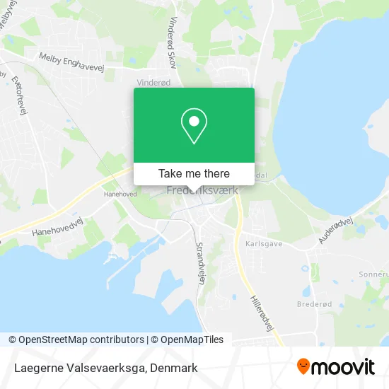 Laegerne Valsevaerksga map