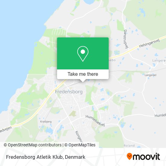 Fredensborg Atletik Klub map