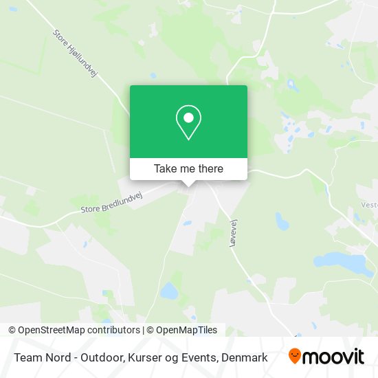 Team Nord - Outdoor, Kurser og Events map