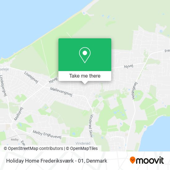 Holiday Home Frederiksværk - 01 map