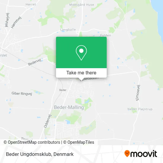 Beder Ungdomsklub map