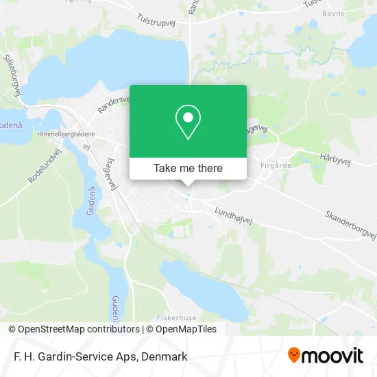 F. H. Gardin-Service Aps map