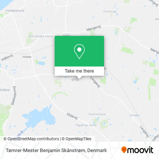 Tømrer-Mester Benjamin Skånstrøm map