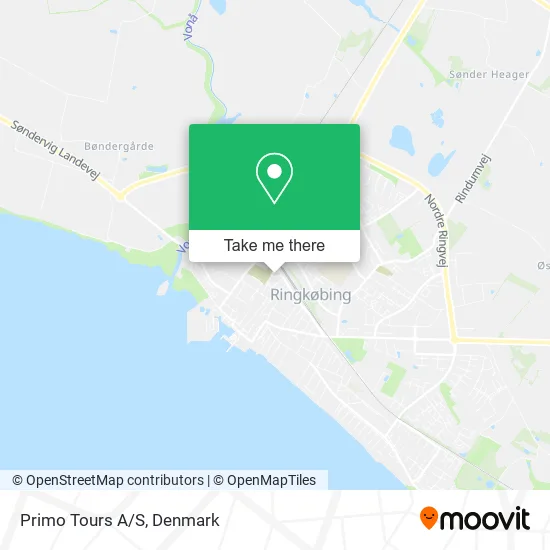Primo Tours A/S map